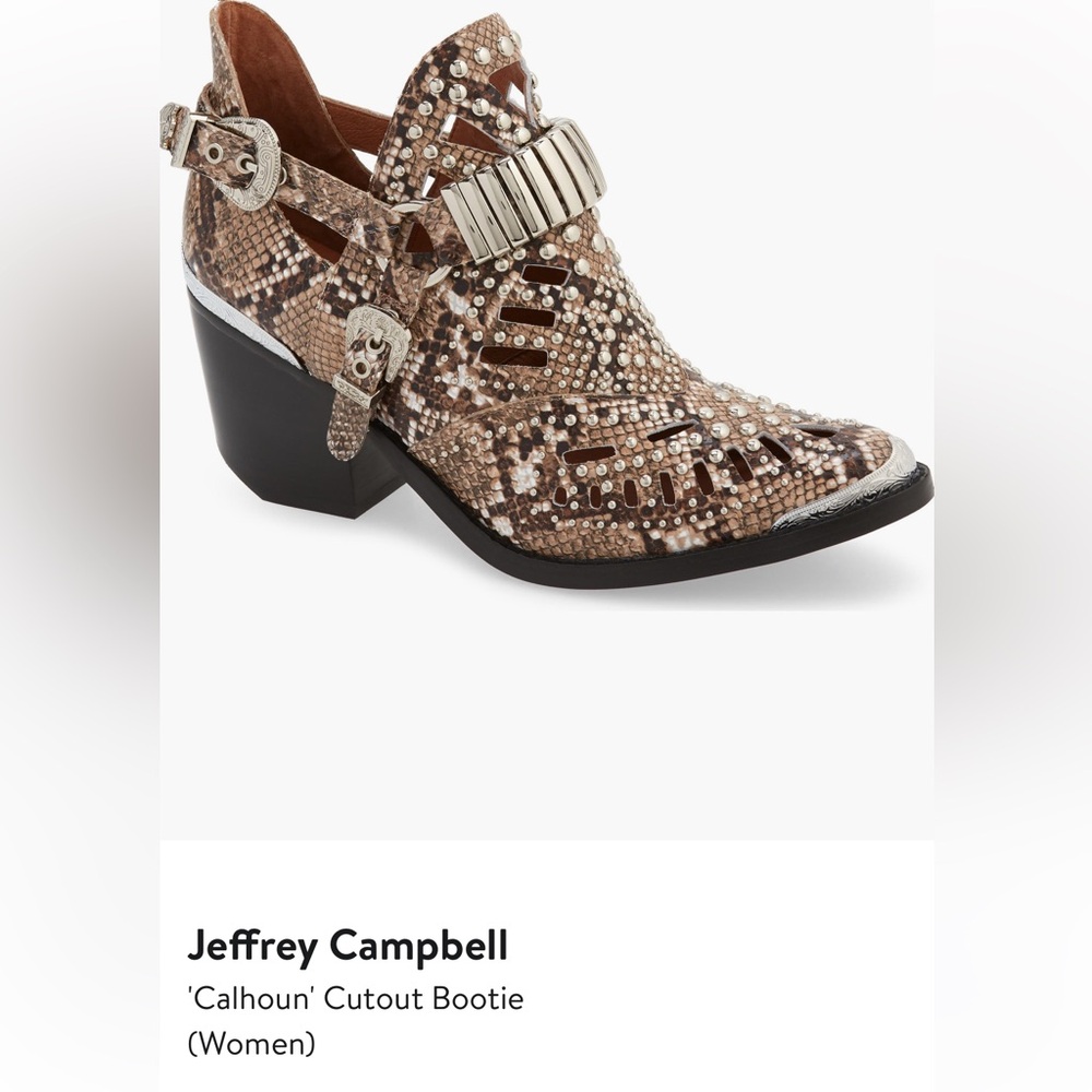 NIB-Jeffrey Campbell Calhoun Cutout Bootie